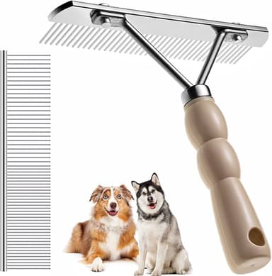 Dog Bristle Brush With Wooden Handle